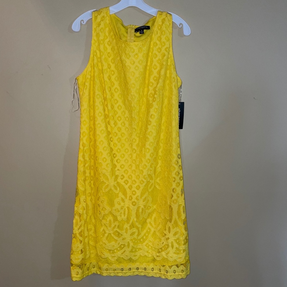 Lace yellow dress size 12